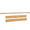 2-er Set Zarge 15x144cm Mittelsteg für Bett 140x200cm DESTYLE de Breuyn Buche massiv-natur geölt