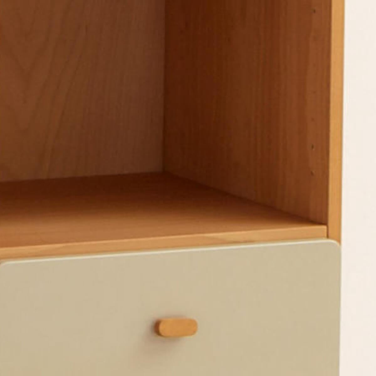 2-türiger Kleiderschrank 47,4x218cm DESTYLE de Breuyn naturgrün