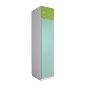2-türiger Kleiderschrank 47,4x218cm DESTYLE de Breuyn weiß-limette-mint