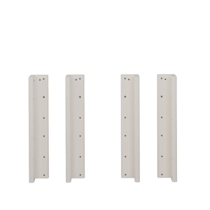 4 x Eckpfosten 57cm DELUXE De Breuynweiß