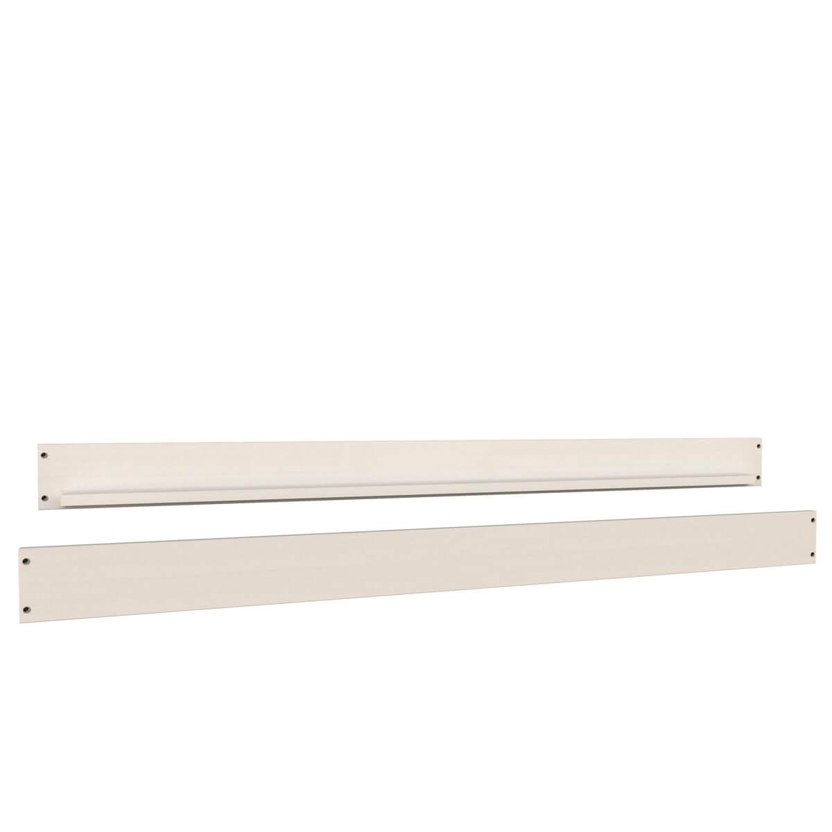 Auflagezargen 2-er Set ohne Leiterbohrung DESTYLE de Breuyn Buche massiv weiß gebeizt-lackiert