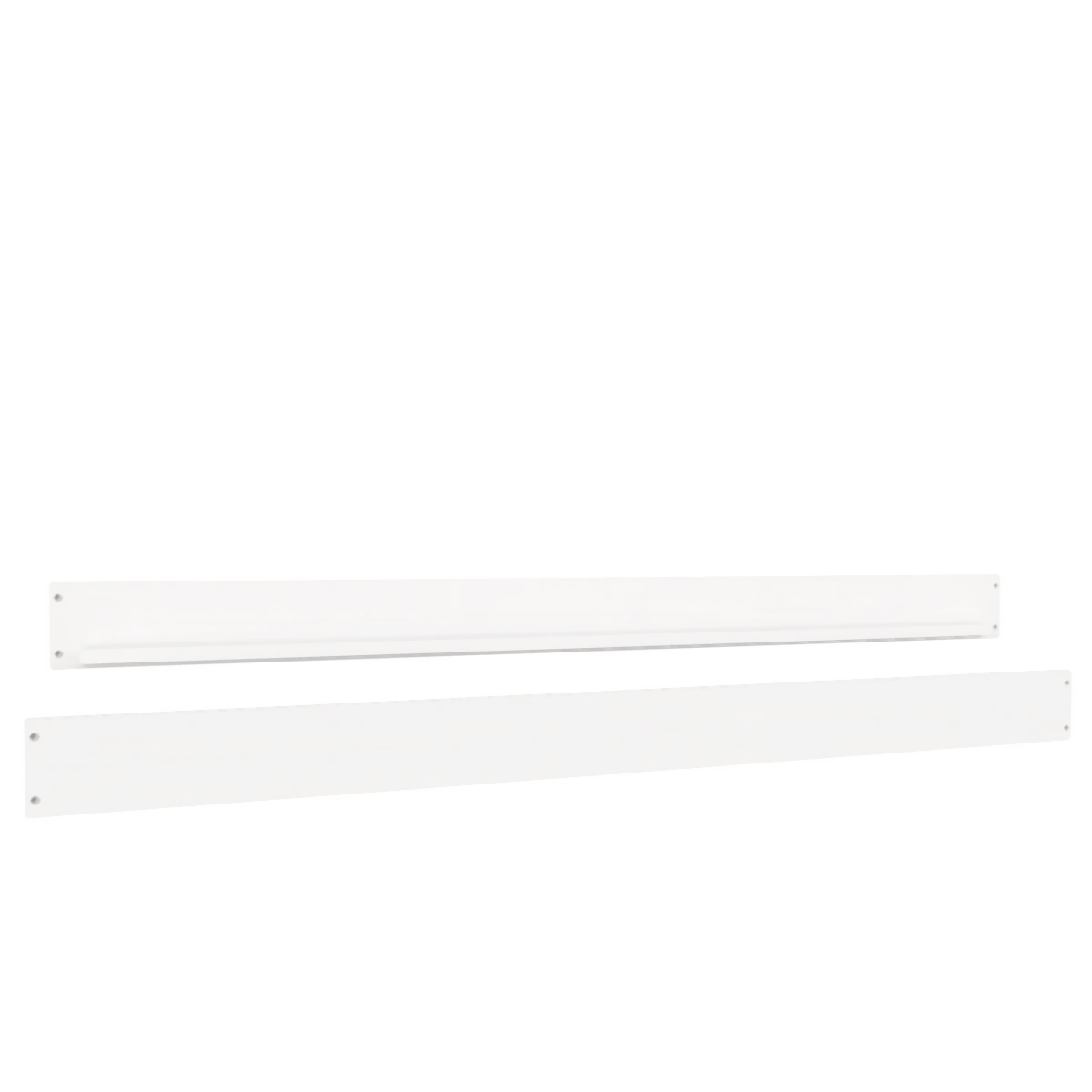 Auflagezargen 2-er Set ohne Leiterbohrung DESTYLE de Breuyn Buche weiß lackiert