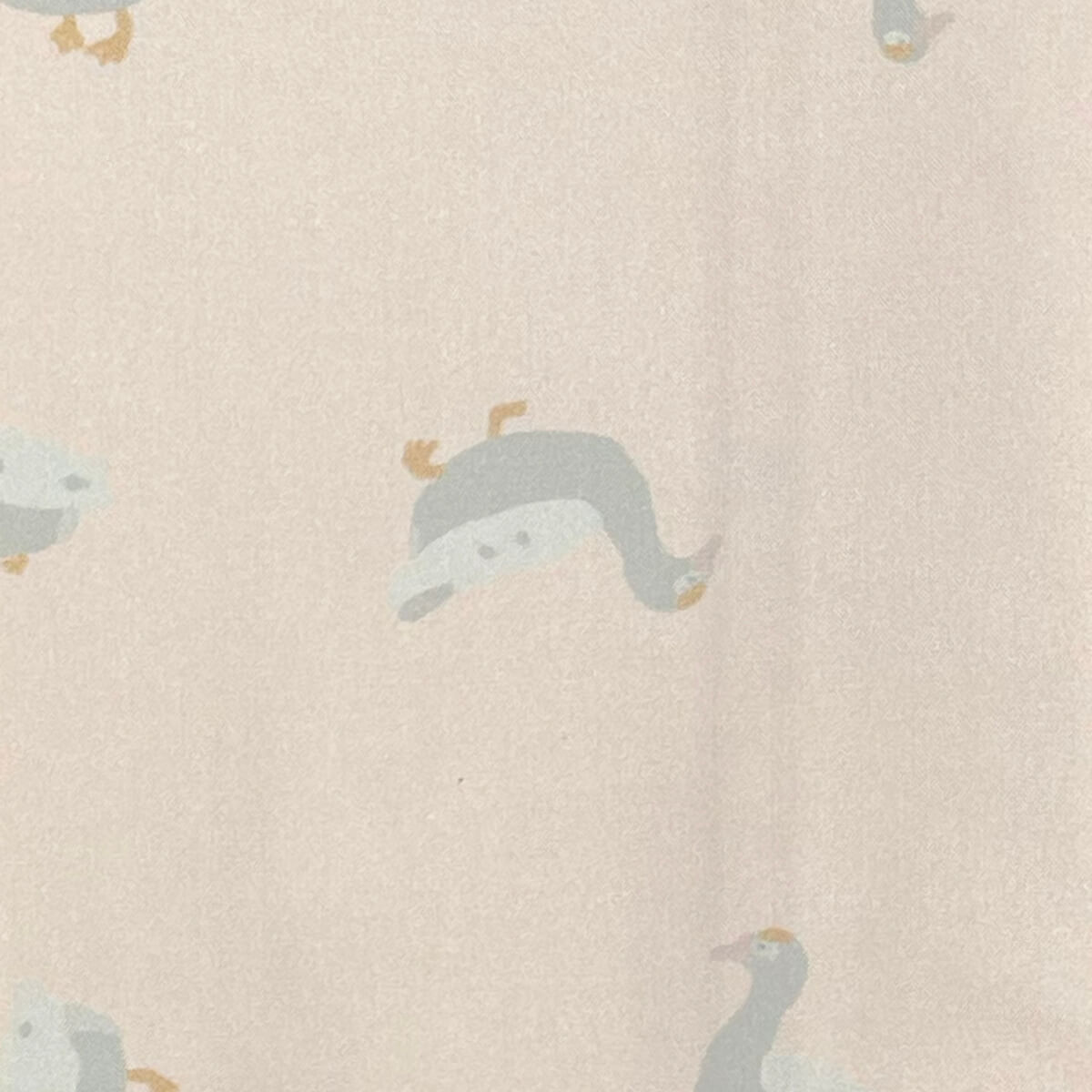 Bettdeckenbezug Kids DUCKS beige 140x200cm und Kissenbezug 50x70cm