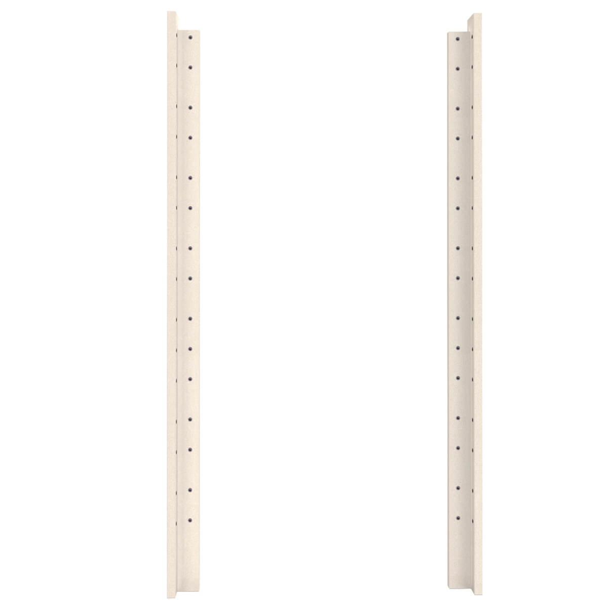 Eckpfosten hoch 184cm 2-Stück Bettzubehör DESTYLE de Breuyn Buche massiv weiß gebeizt-lackiert