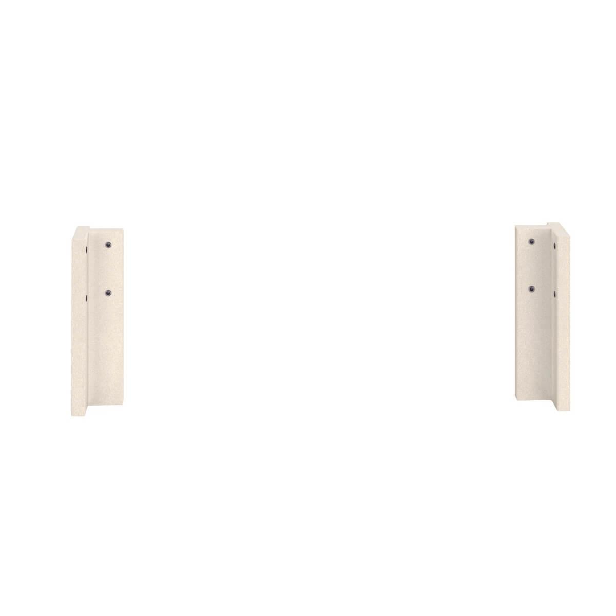 Eckpfosten klein 35cm 2-Stück Bettzubehör DESTYLE de Breuyn Buche massiv weiß gebeizt-lackiert