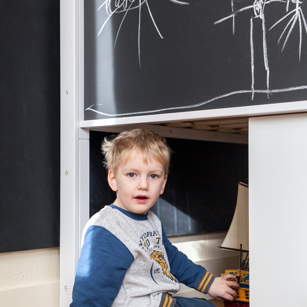 Étagère petite KASVA blanc laqué