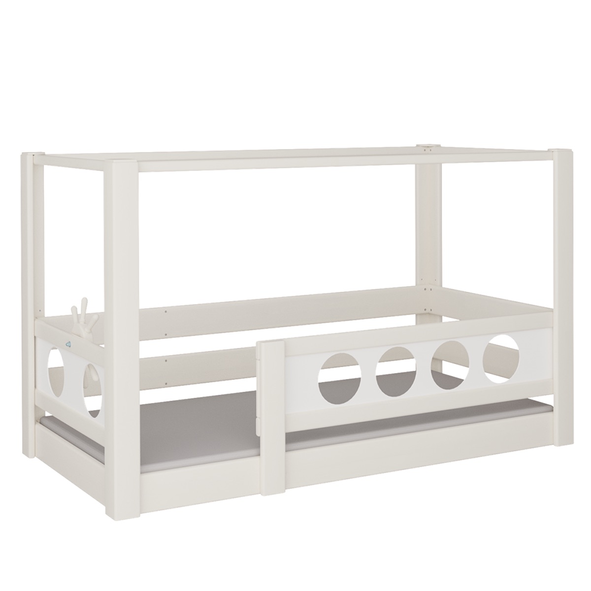 Himmelbett Pirat DELUXE de Breuyn geweißt