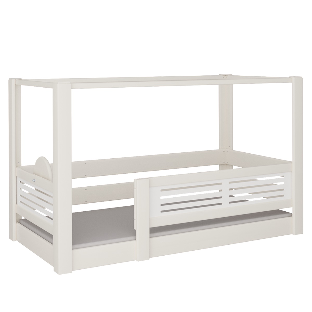 Himmelbett Tatü DELUXE de Breuyn geweißt