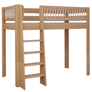 Hochbett Kubu DELUXE de Breuyn natürlich-geweißt