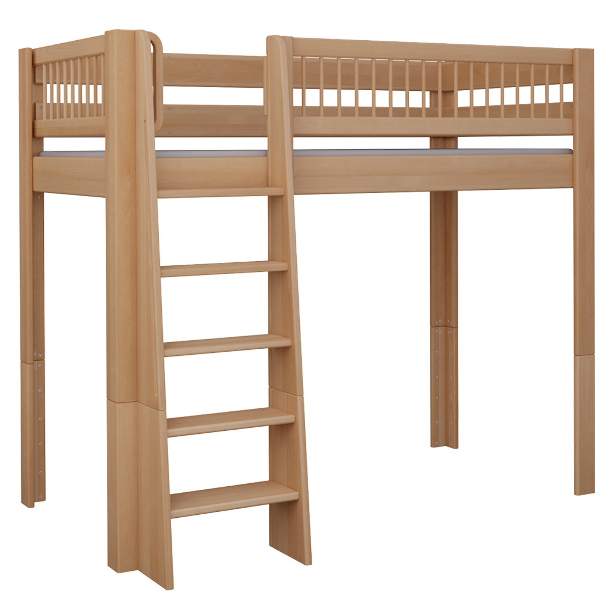 Hochbett Kubu DELUXE de Breuyn natürlich