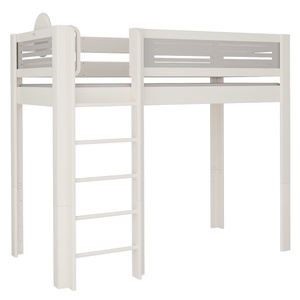 Hochbett Tatü DELUXE de Breuyn geweißt-grau