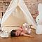 Kinderteppich für Tipi STARS weiß 
