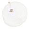 Kissen rund Mulltuchstoff DUCKS bestickt beige 30cm