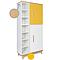 Kleiderschank 198cm 2-türig NADO sunshine yellow-white
