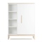 Kleiderschrank 120 cm 1-türig NADO Curve Esche white