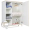 Kleiderschrank 120 cm 1-türig NADO Curve Esche white