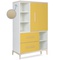 Kleiderschrank 147 cm 1-türig 2 Schubladen NADO Curve Esche sunshine yellow