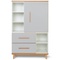Kleiderschrank 147 cm 1-türig 2 Schubladen NADO Retro Buche manhattan grey