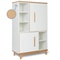 Kleiderschrank 147 cm 2-türig  NADO Retro Buche white