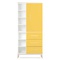 Kleiderschrank 198 cm 1-türig 3 Schubladen NADO Curve Esche sunshine yellow