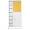 Kleiderschrank 198 cm 2-türig  NADO Curve Esche sunshine yellow-white