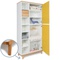 Kleiderschrank 198 cm 2-türig  NADO Retro Buche sunshine yellow