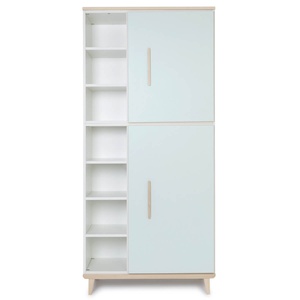 Kleiderschrank 198 cm 2-türig  NADO Retro Esche mint