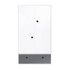 Kleiderschrank 2-türig COLORFLEX space grey