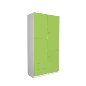 Kleiderschrank 93x184cm DESTYLE de Breuyn weiß-limette-mint