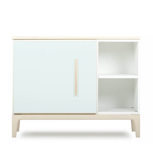 Kleinmöbel 1 Tür 2 Nischen NADO Curve Esche mint