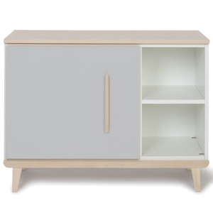 Kleinmöbel 1 Tür 2 Nischen NADO Retro Esche manhattan grey