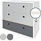Kommode COLORFLEX Schubladen Farben pearl grey-pearl grey-space grey