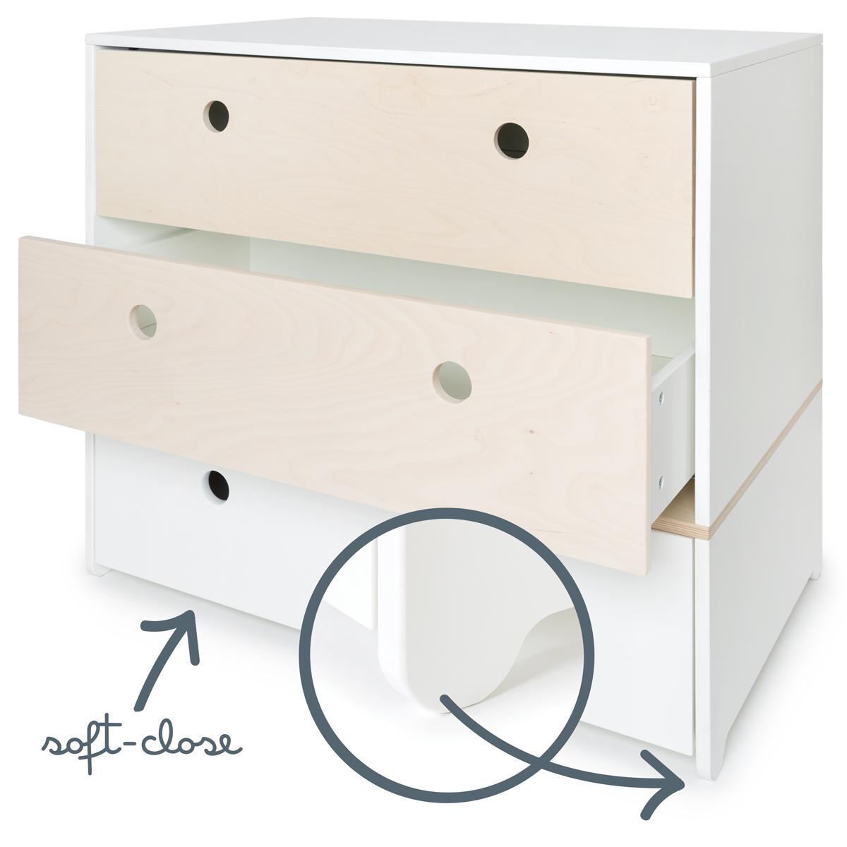 Kommode COLORFLEX Schubladen Farben white wash-white wash-white