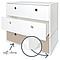 Kommode COLORFLEX Schubladen Farben white-white-warm grey