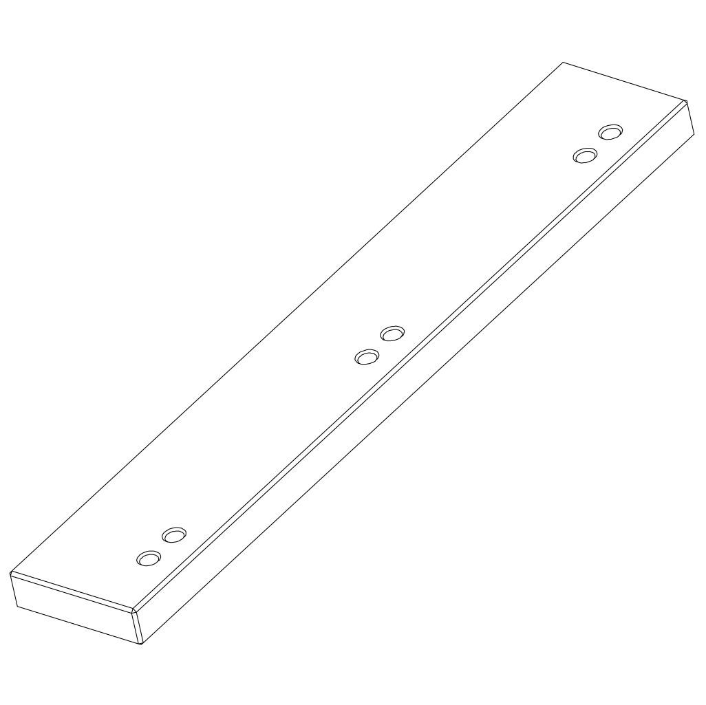 Mittelpfosten großer Breite 10cm Höhe 57cm Destyle de Breuyn weiß lackiert
