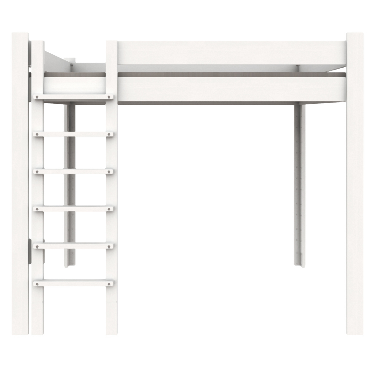 NEW Hochbett 140x200cm DESTYLE de Breuyn weiß lackiert