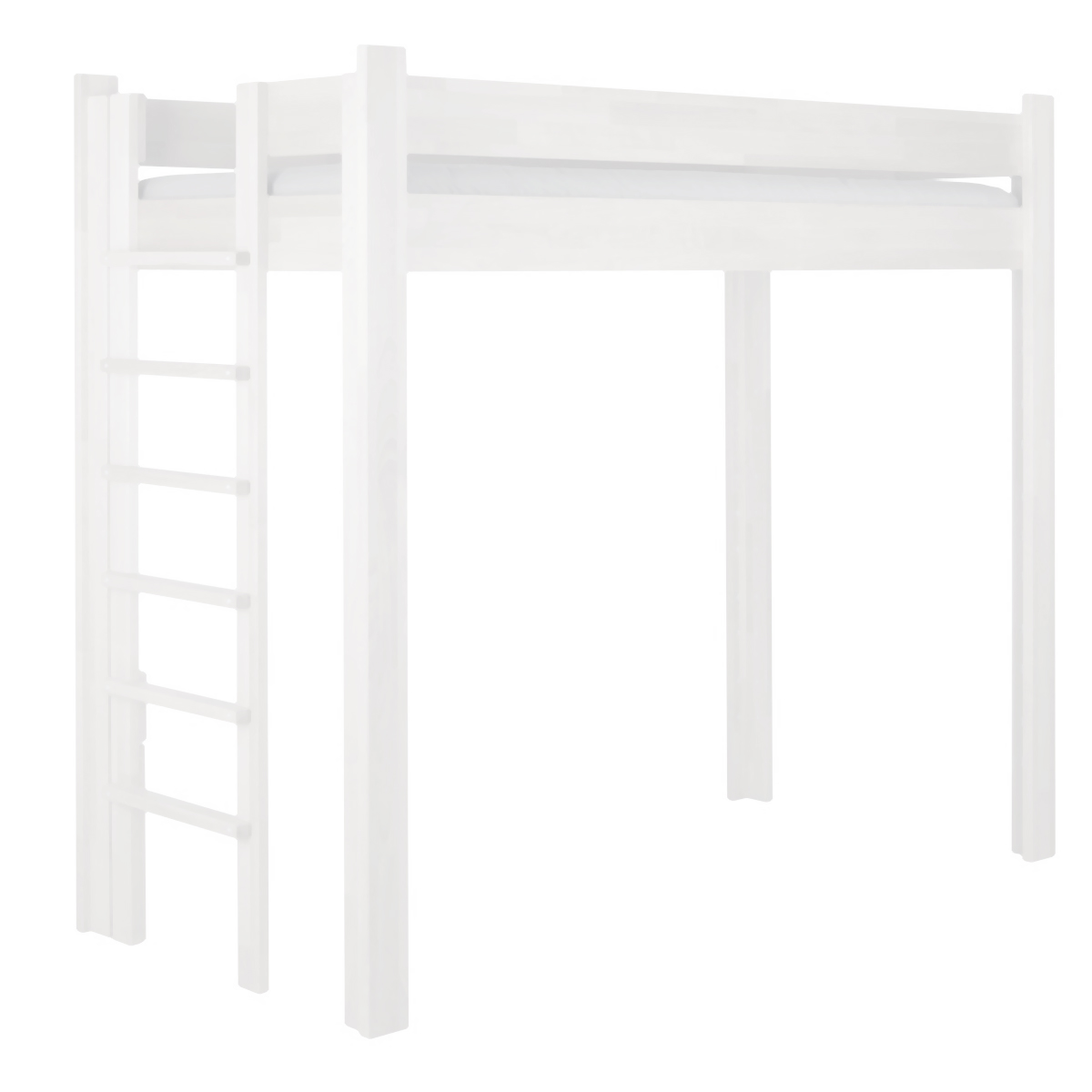 NEW Mitwachsendes Bett 90x200cm 5 in 1 Leiter Kurzseite DESTYLE de Breuyn weiß lackiert