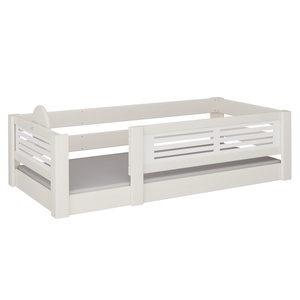 Niedriges Bett Tatü DELUXE de Breuyn geweißt