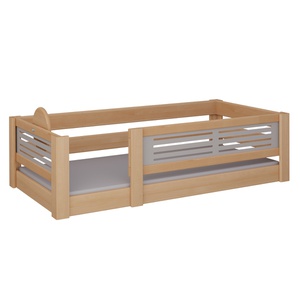 Niedriges Bett Tatü DELUXE de Breuyn natürlich-grau