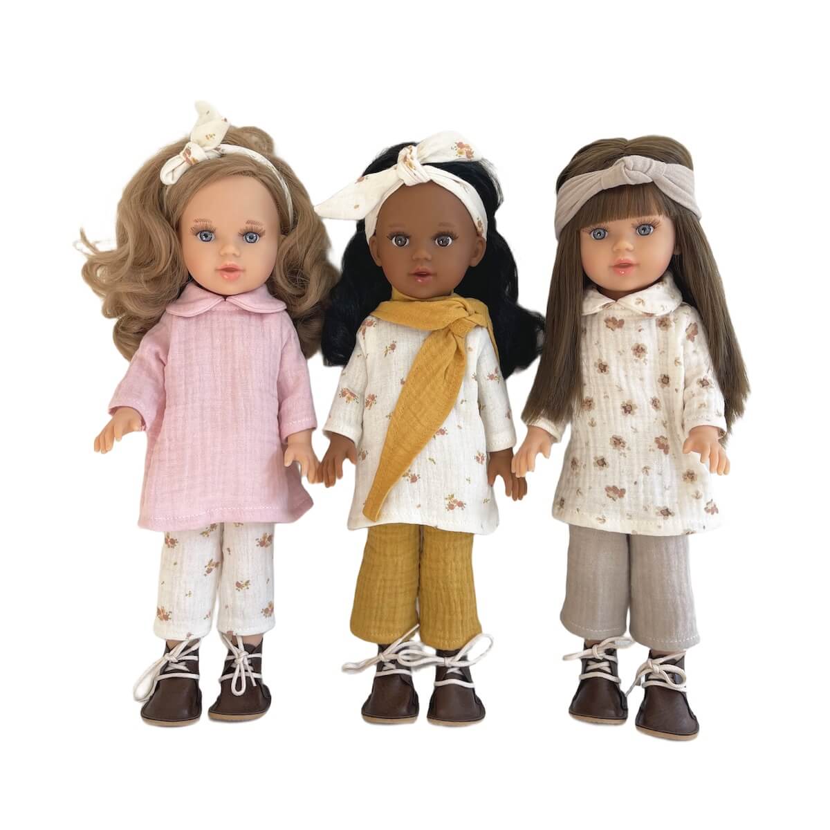 Poppe 40cm EMILIA Bobble rosa