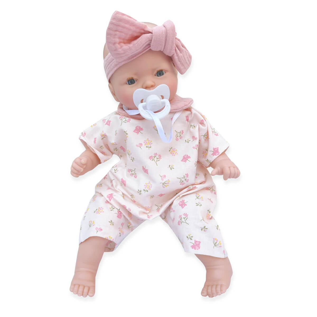 Puppe 36 cm Maria FLOWERS rosa