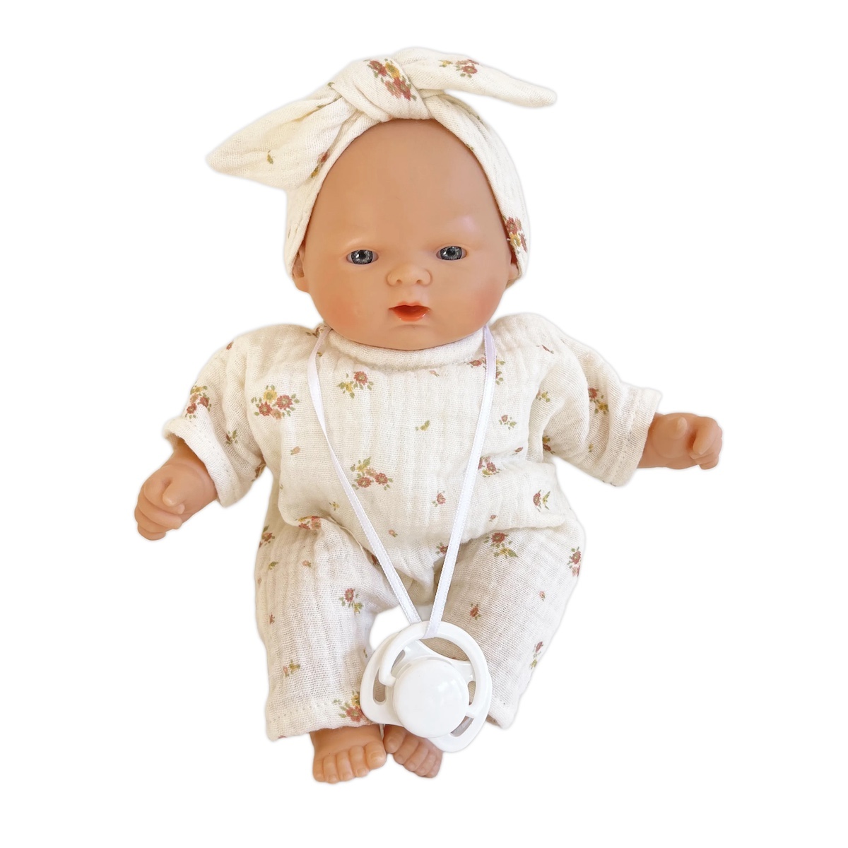 Puppe Nina 26cm Bobble blumen rosa