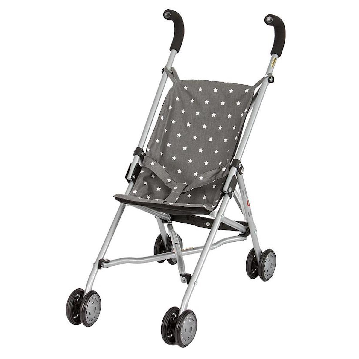 Puppenbuggy STARS grau