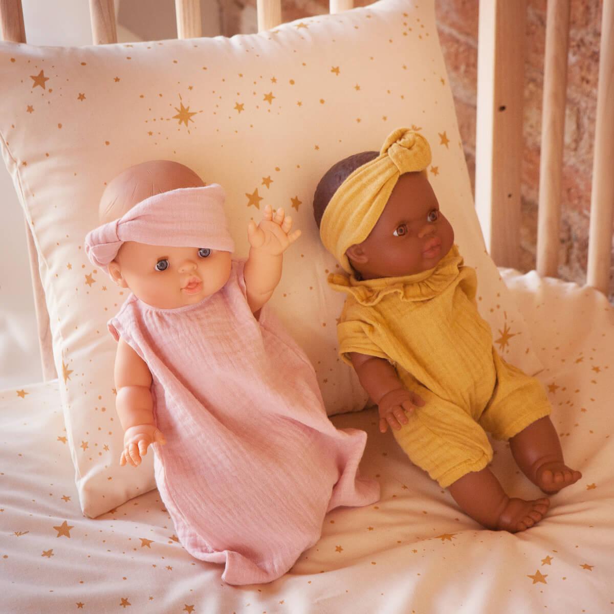 Puppenschlafsack BOBBLE rosa