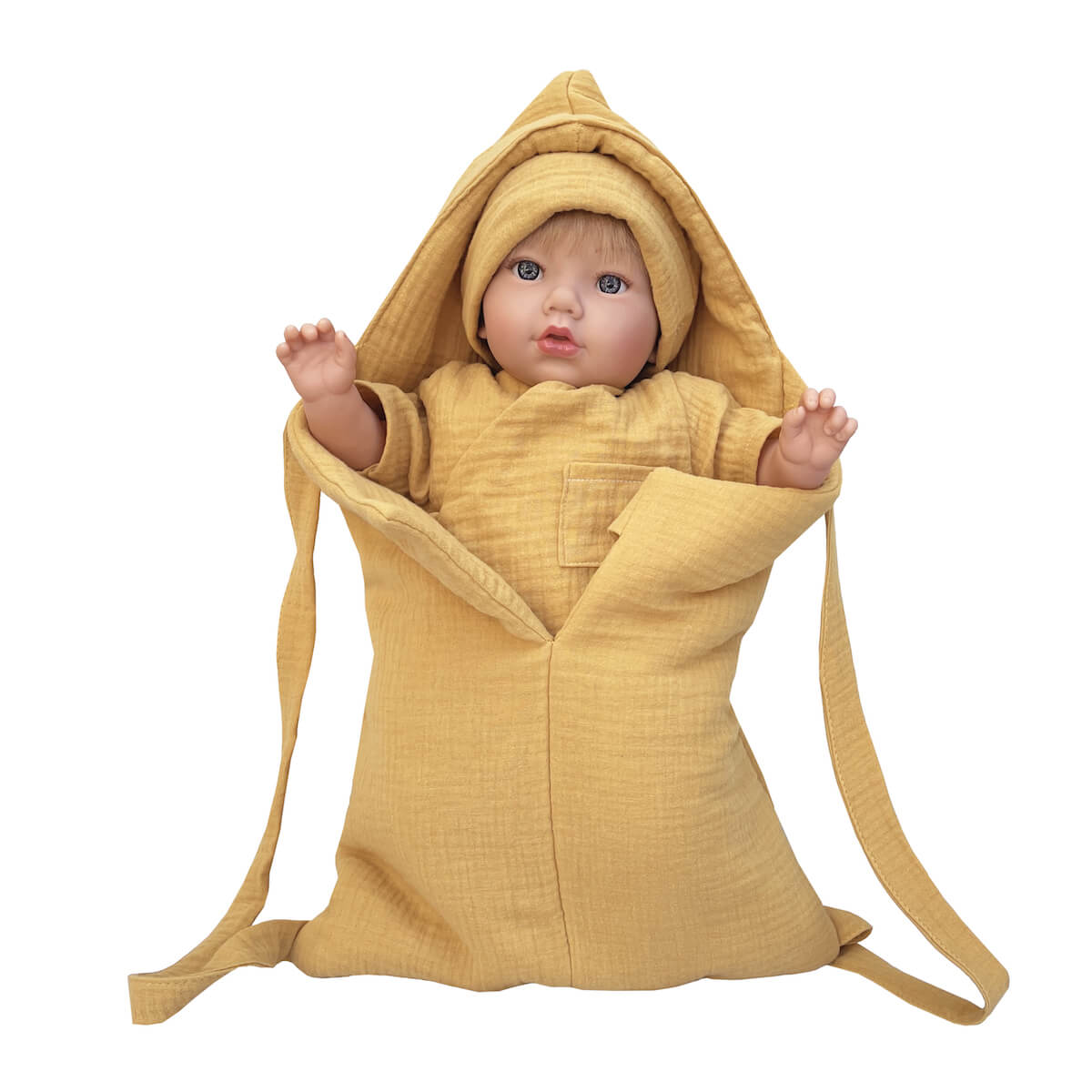 Puppentrage BOBBLE senf