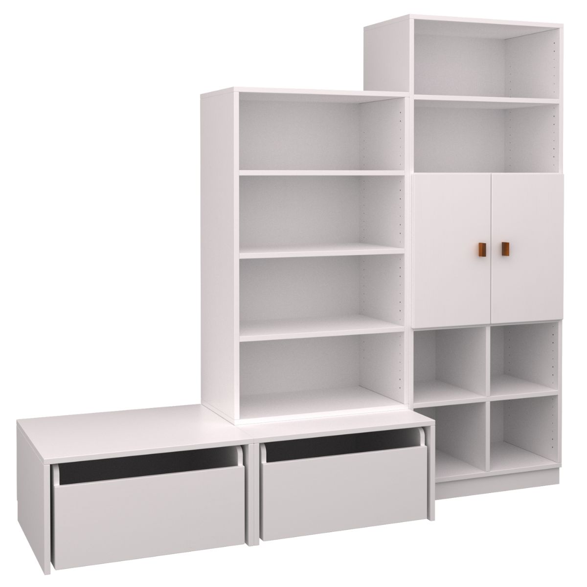 Regalkombination 6 DELUXE de Breuyn weiß