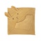 Set Handtuch-Bandana BUNNY BOBBLE senf