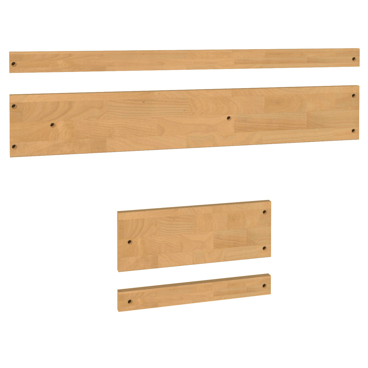 Twin-over-Full Basisset B DESTYLE Debreuyn Buche massiv-natur geölt