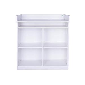 Wickelkommode ohne Türen DESTYLE de Breuyn Buchenfurnierte Spanplatte weiß gebeizt-lackiert